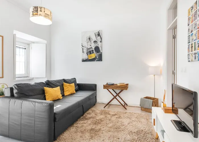 1Bdr Cozy Flat In Heart Of Lisbon By Lovelystay